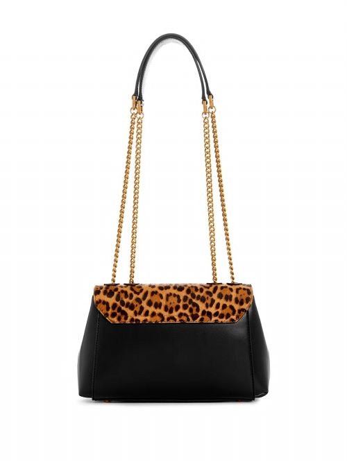 Guess Sestri Leopard Convertible Crossbody Bruin | GUESS-SN29162