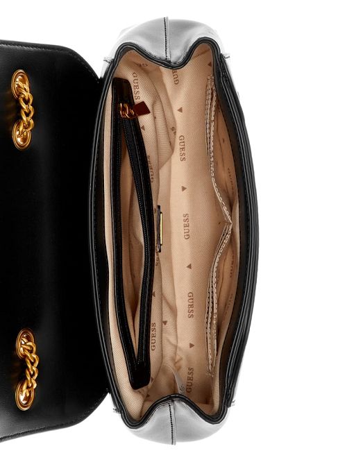 Guess Sestri Leopard Convertible Crossbody Bruin | GUESS-SN29162