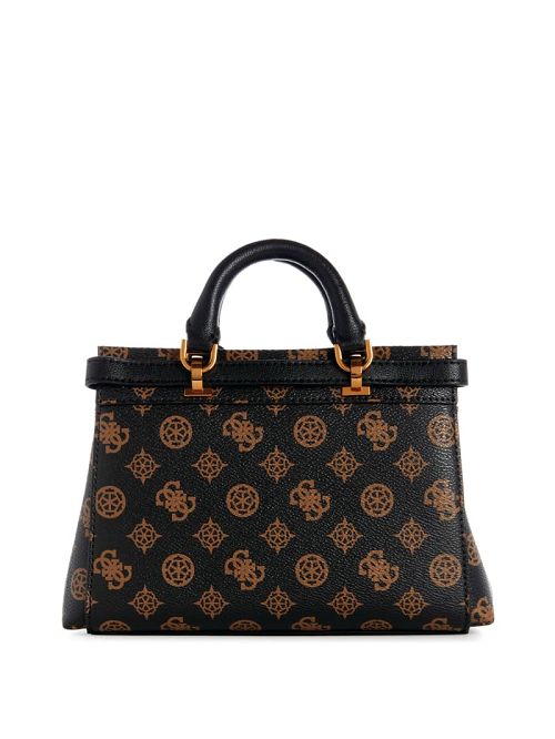 Guess Sestri Peony Mini Satchel Bruin | GUESS-SN29242