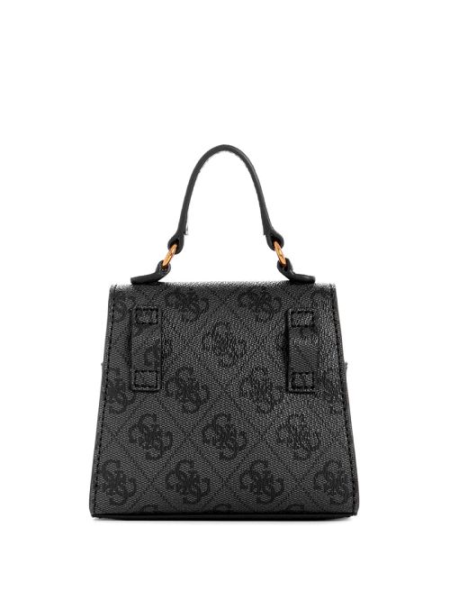 Guess Sestri Quattro G Micro Mini Satchel Zwart | GUESS-SN29270