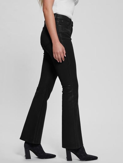 Guess Sexy Flare Jeans Zwart | GUESS-SN26506