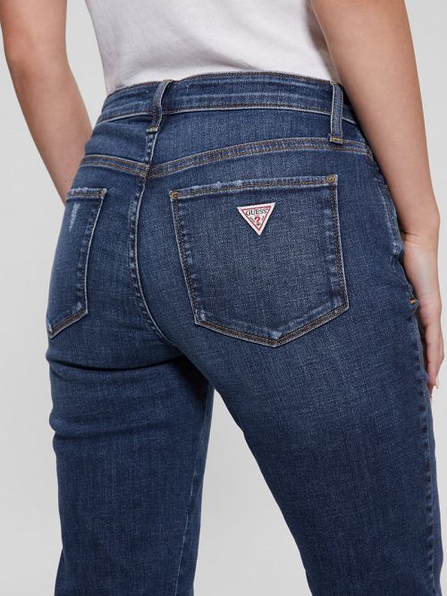 Guess Sexy Straight Jeans Blauw | GUESS-SN26602