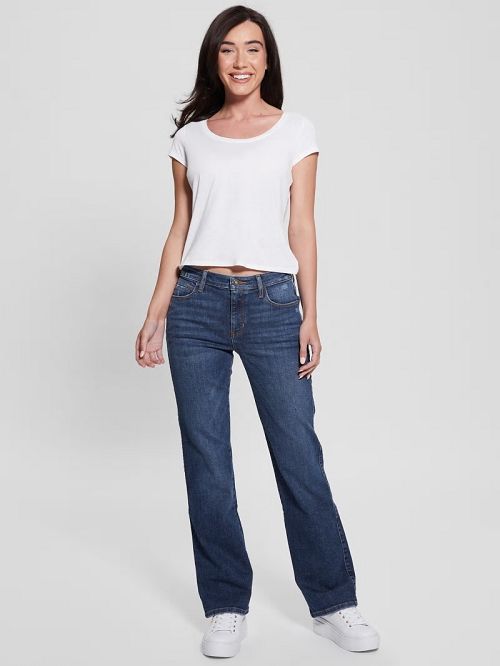 Guess Sexy Straight Jeans Blauw | GUESS-SN26602