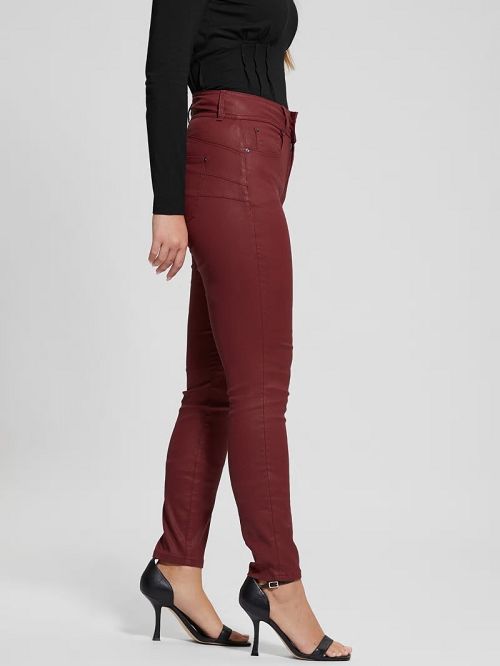 Guess Shape Up High-Rise Skinny Jeans Rood | GUESS-SN26574