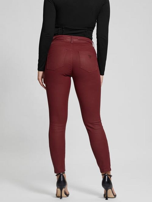 Guess Shape Up High-Rise Skinny Jeans Rood | GUESS-SN26574