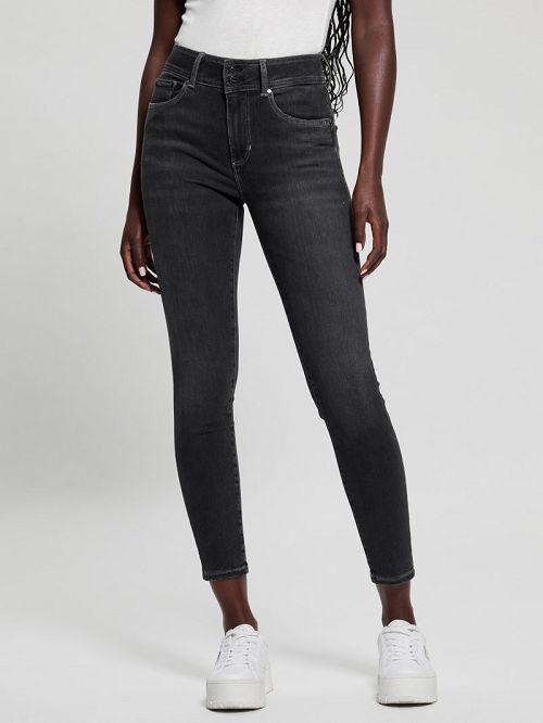 Guess Shape Up Skinny Denim Jeans Zwart | GUESS-SN26567