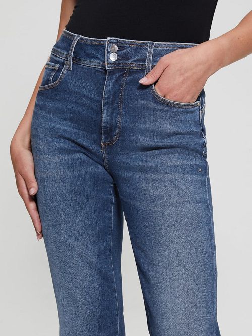 Guess Shape Up Straight Denim Jeans Blauw | GUESS-SN26641