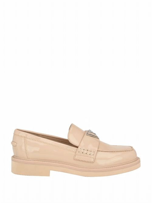 Guess Shatha Triangle Loafers Beige | GUESS-SN29876