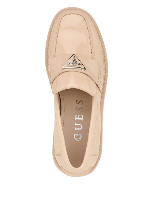 Guess Shatha Triangle Loafers Beige | GUESS-SN29876