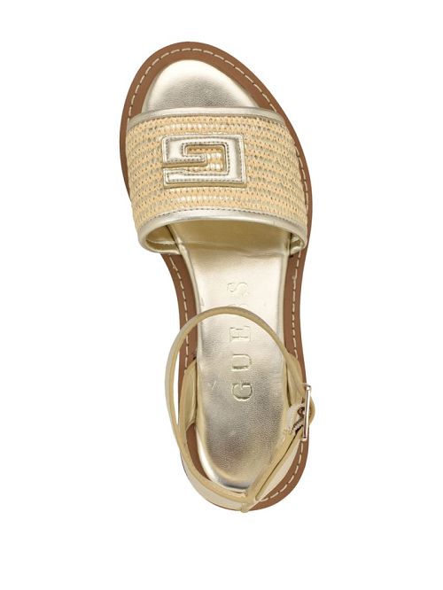 Guess Shay Slide Sandals Goud | GUESS-SN29627