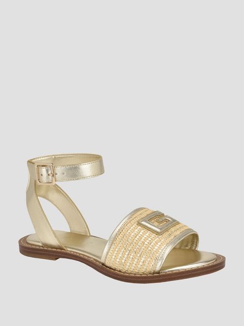 Guess Shay Slide Sandals Goud | GUESS-SN29627