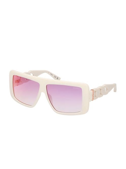 Guess Shield Chain-Link Sunglasses Roze | GUESS-SN30065