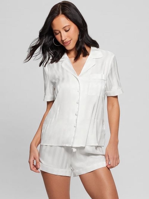Guess Short PJ Set Wit | GUESS-SN28625