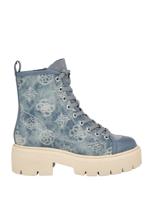 Guess Shutter Denim Peony Utility Boots Blauw | GUESS-SN29927