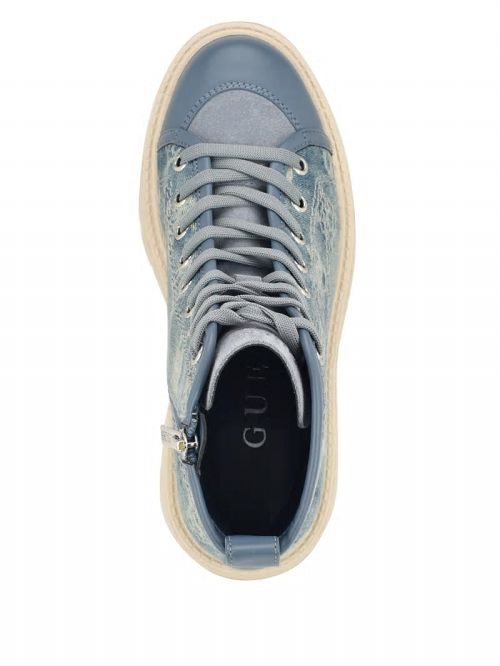 Guess Shutter Denim Peony Utility Boots Blauw | GUESS-SN29927