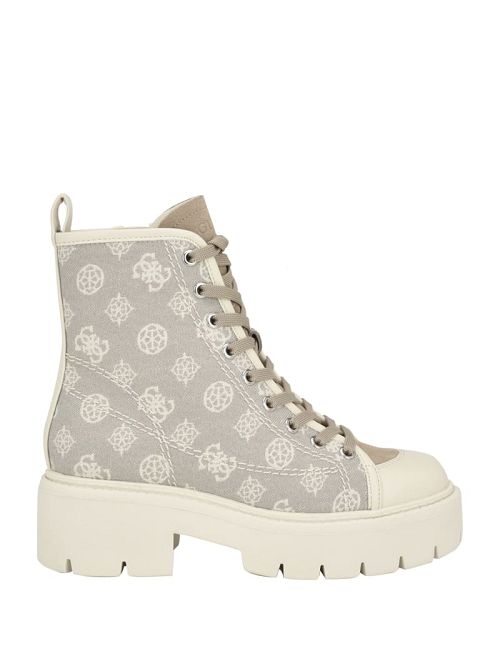 Guess Shutter Peony Utility Boots Beige | GUESS-SN29944