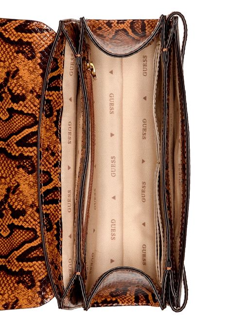 Guess Sibel Top-Handle Bag Bruin | GUESS-SN29033