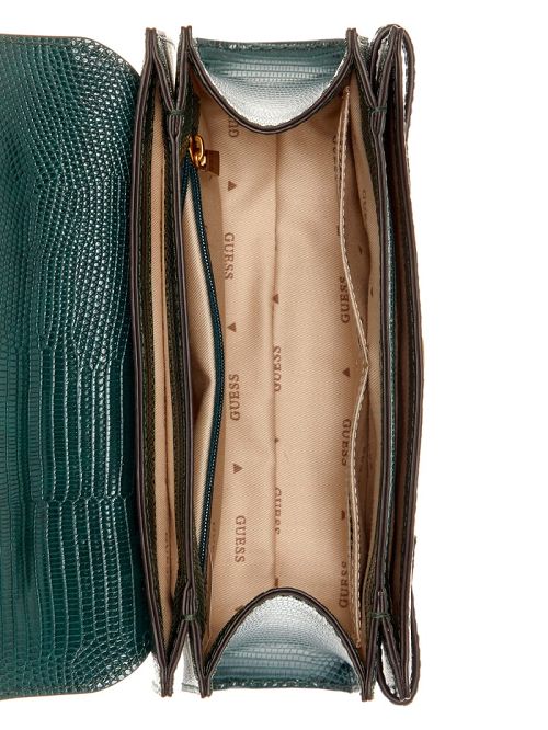 Guess Sibel Top-Handle Flap Bag Groen | GUESS-SN28677