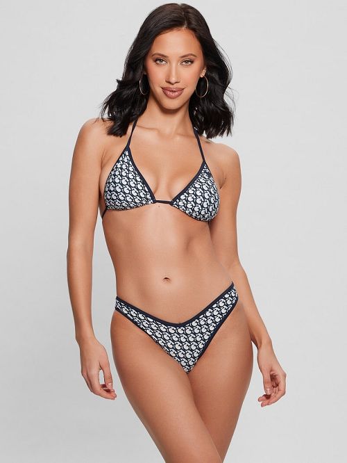 Guess Signature Brazilian Bikini Bottoms Blauw | GUESS-SN28494
