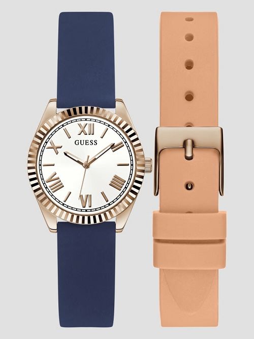 Guess Silicon Analog Watch Goud | GUESS-SN29984