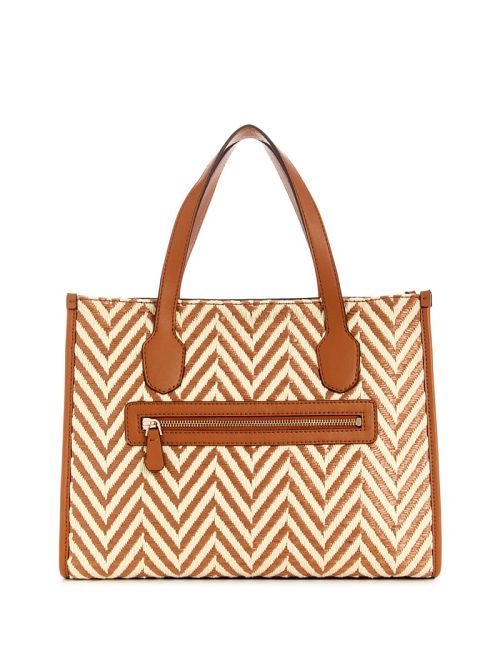 Guess Silvana Chevron Tote Bruin | GUESS-SN28864