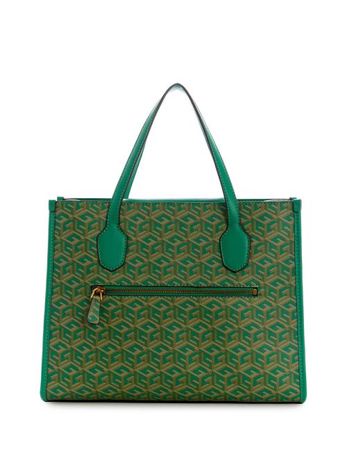 Guess Silvana G Cube Tote Groen | GUESS-SN28977
