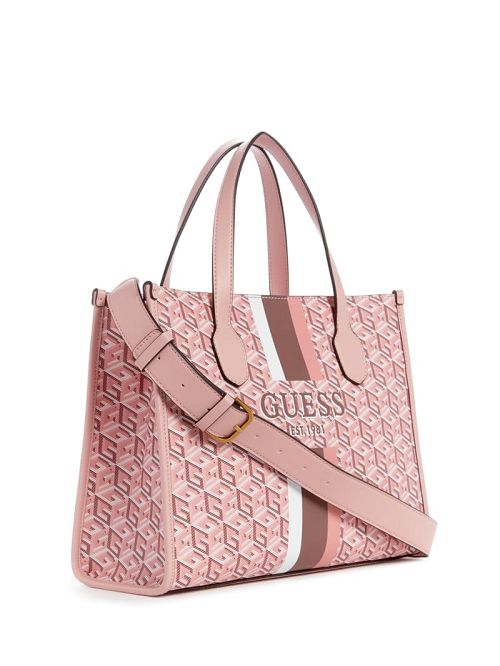 Guess Silvana G Cube Tote Roze | GUESS-SN29392