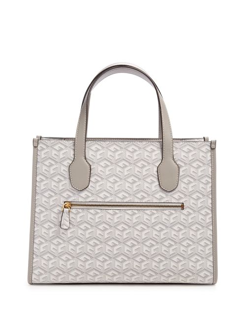 Guess Silvana G Cube Tote Wit | GUESS-SN28736