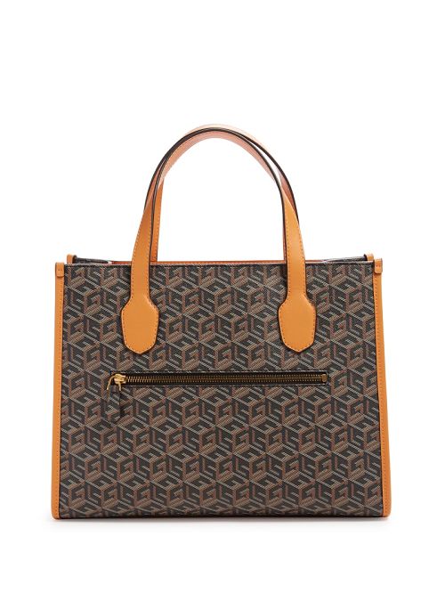 Guess Silvana G Cube Tote Zwart | GUESS-SN28741