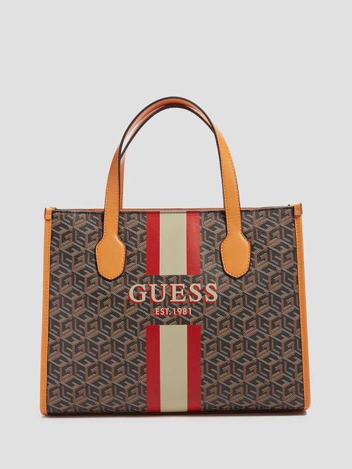 Guess Silvana G Cube Tote Zwart | GUESS-SN29461