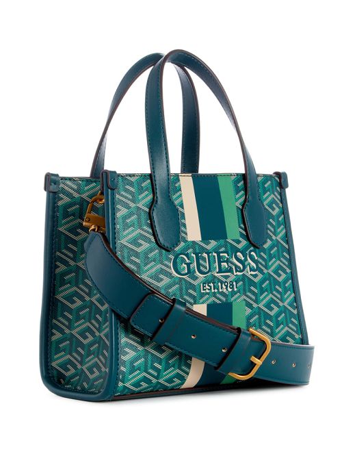 Guess Silvana Mini Totes Groen | GUESS-SN28889