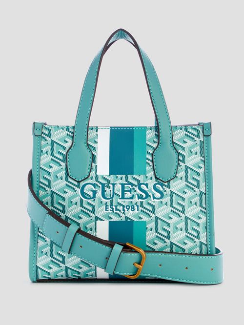 Guess Silvana Mini Totes Groen | GUESS-SN28896