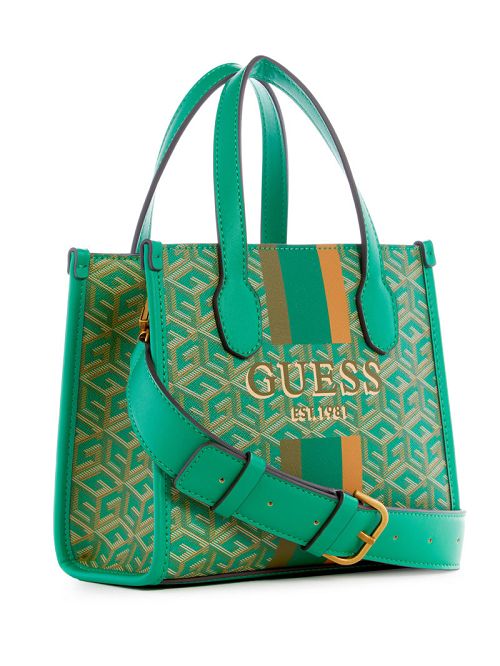Guess Silvana Mini Totes Groen | GUESS-SN28975
