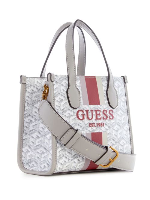 Guess Silvana Mini Totes Wit | GUESS-SN28716