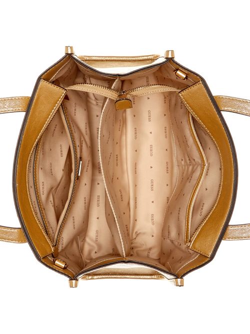 Guess Silvana Raffia Tote Goud | GUESS-SN29387