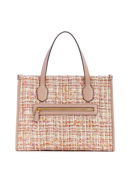 Guess Silvana Tweed Tote Roze | GUESS-SN28900