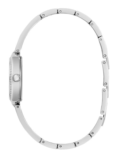 Guess Silver-Tone Analog Watch Zilver | GUESS-SN30027