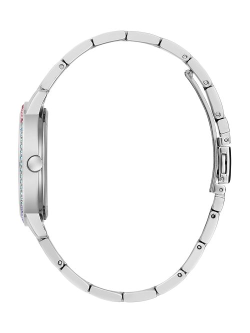 Guess Silver-Tone Analog Watch Zilver | GUESS-SN30035
