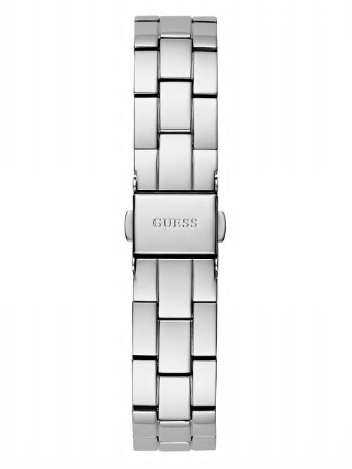Guess Silver-Tone Analog Watch Zilver | GUESS-SN30035