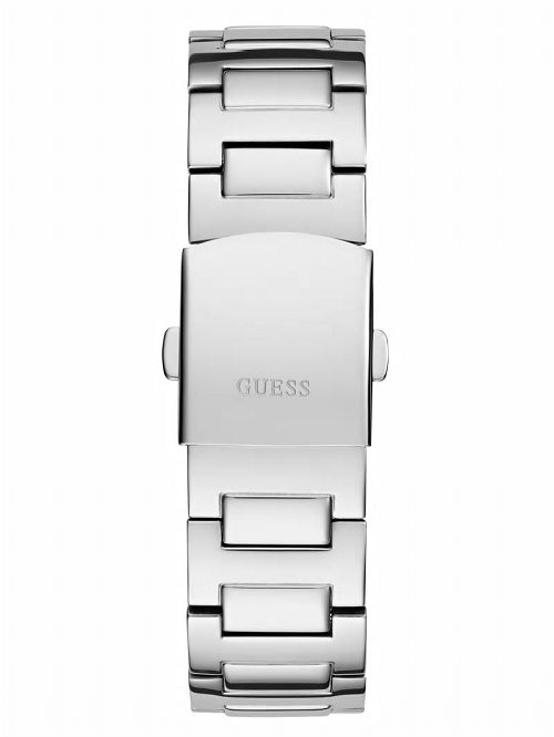 Guess Silver-Tone Analog Watch Zilver | GUESS-SN31667