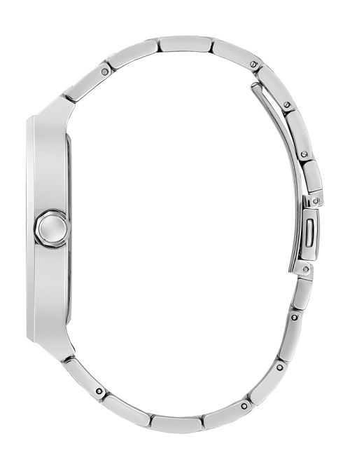 Guess Silver-Tone Barrel Analog Watch Zilver | GUESS-SN31665