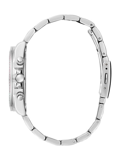 Guess Silver-Tone and Ombre Multifunction Watch Zilver | GUESS-SN29970