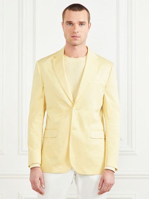 Guess Single Breasted Blazer Geel | GUESS-SN30729