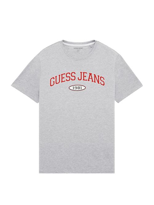 Guess Slim 1981 Tee Grijs | GUESS-SN30504