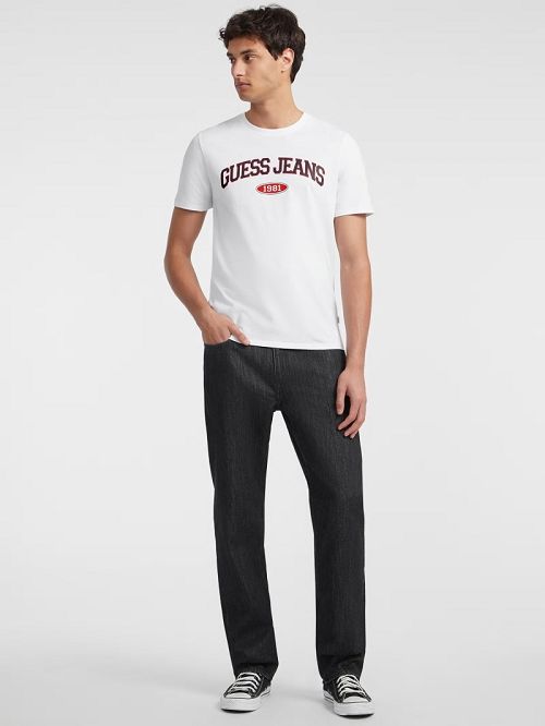Guess Slim 1981 Tee Wit | GUESS-SN30511