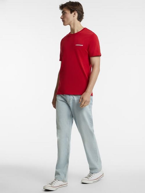 Guess Slim American Tradition Tee Rood | GUESS-SN30652