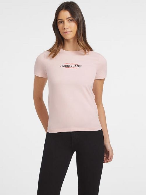 Guess Slim American Tradition Tee Roze | GUESS-SN27192