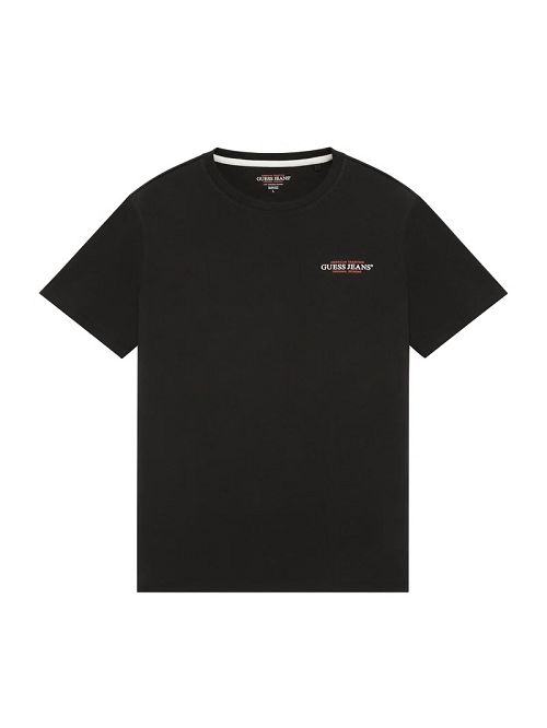 Guess Slim American Tradition Tee Zwart | GUESS-SN30493