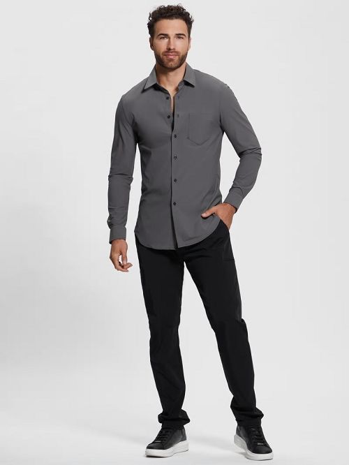 Guess Slim Chino Pants Zwart | GUESS-SN31398
