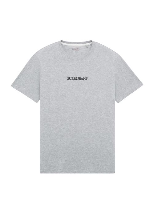 Guess Slim Embroidered Logo Tee Grijs | GUESS-SN30575